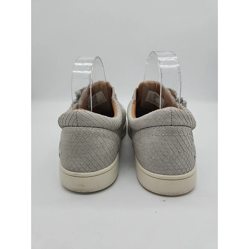 Billy Gore Low Top Zip-On Sneakers Adaptive Gray Grey Womens 7M Missing Insoles
